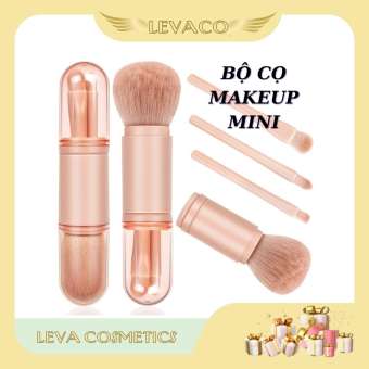 Bộ cọ trang điểm 4 đầu cọ mini nhỏ gọn tiện ích CTD10
