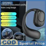 QIUWU Tai Nghe Không Dây Với Màn Hình Hiển Thị Kỹ Thuật Số Với Microphone Tai Nghe Khử Tiếng Ồn Tai Nghe Cho Lái Xe Audifonos ﻿ C