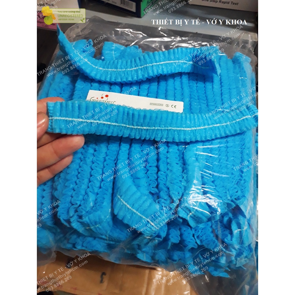 Nón giấy y tế - bịch 100 cái