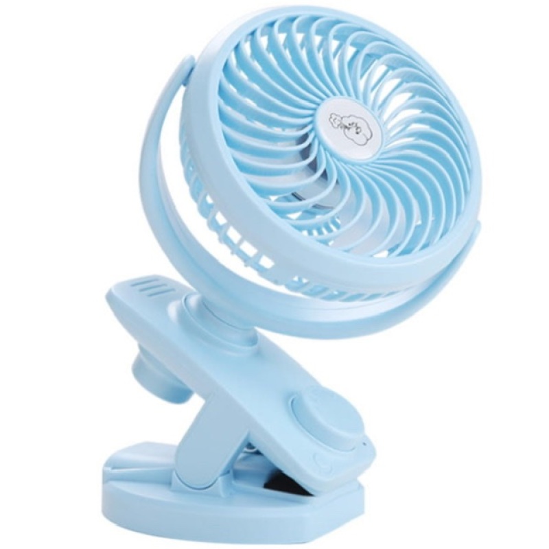 Automatic/auto turning/oscillating stroller/cot/table clip fan Singapore