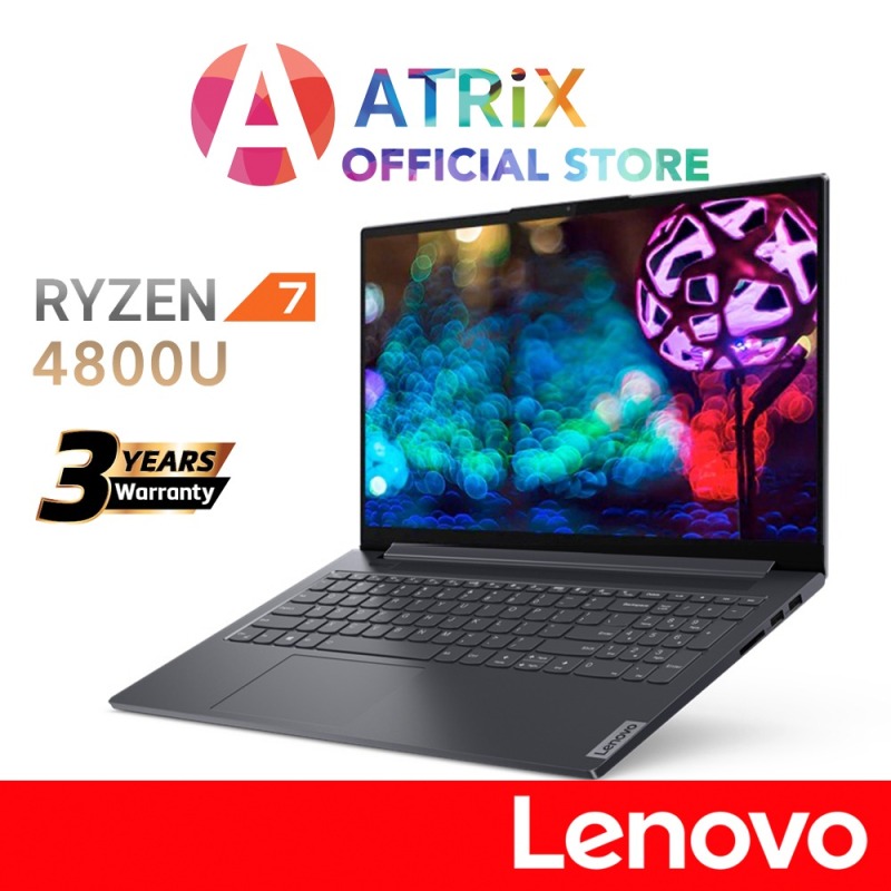 【Express Delivery】Lenovo IdeaPad Slim 5 81YQ00GGSB | 15.6 FHD IPS 300nits | Ryzen 7 4800U (8cores / 16 threads, 4.2GHz) | 16GB DDR4-3200 | 512GB PCIE SSD | AMD Radeon Graphics | Free extended 3Yr Lenovo On-Site Warranty worth $189