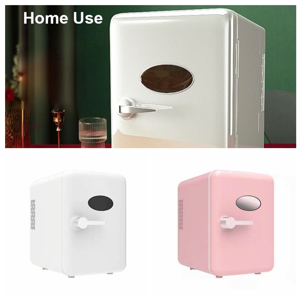 RJZ28 4L 6 lon Tủ lạnh mini xe hơi 4L Nóng và lạnh Làm lạnh Tủ lạnh mini 6 lon 4L Tủ đông xe hơi Mini Tủ lạnh trang điểm 4L Xe tải