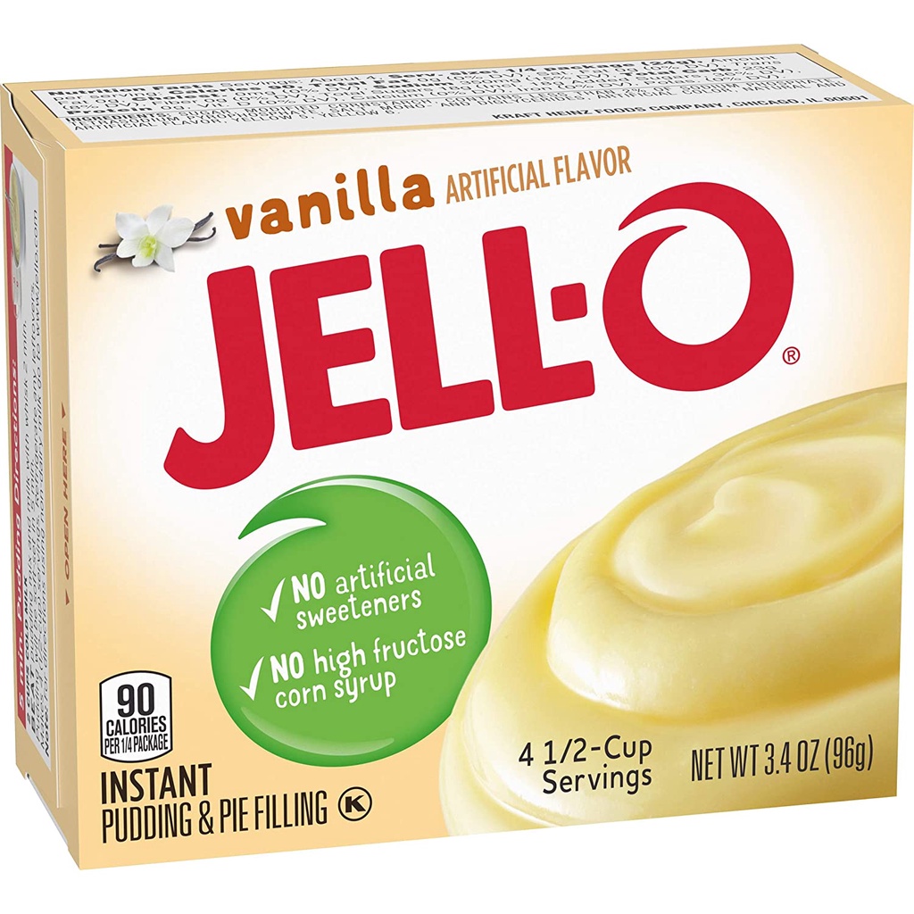BỘT BÁNH PUDDING MIX VỊ VANILLA Jell-O Instant Pudding & Pie Filling Mix - SẢN PHẨM CHẤT LƯỢNG CAO, ĐƯỢC YÊU THÍCH SĂN ĐÓN TRÊN THỊ TRƯỜNG HIỆN NAY, HÀNG ĐẢM BẢO DÙNG SIÊU THÍCH MỜI KHÁCH YÊU TRẢI NGHIỆM