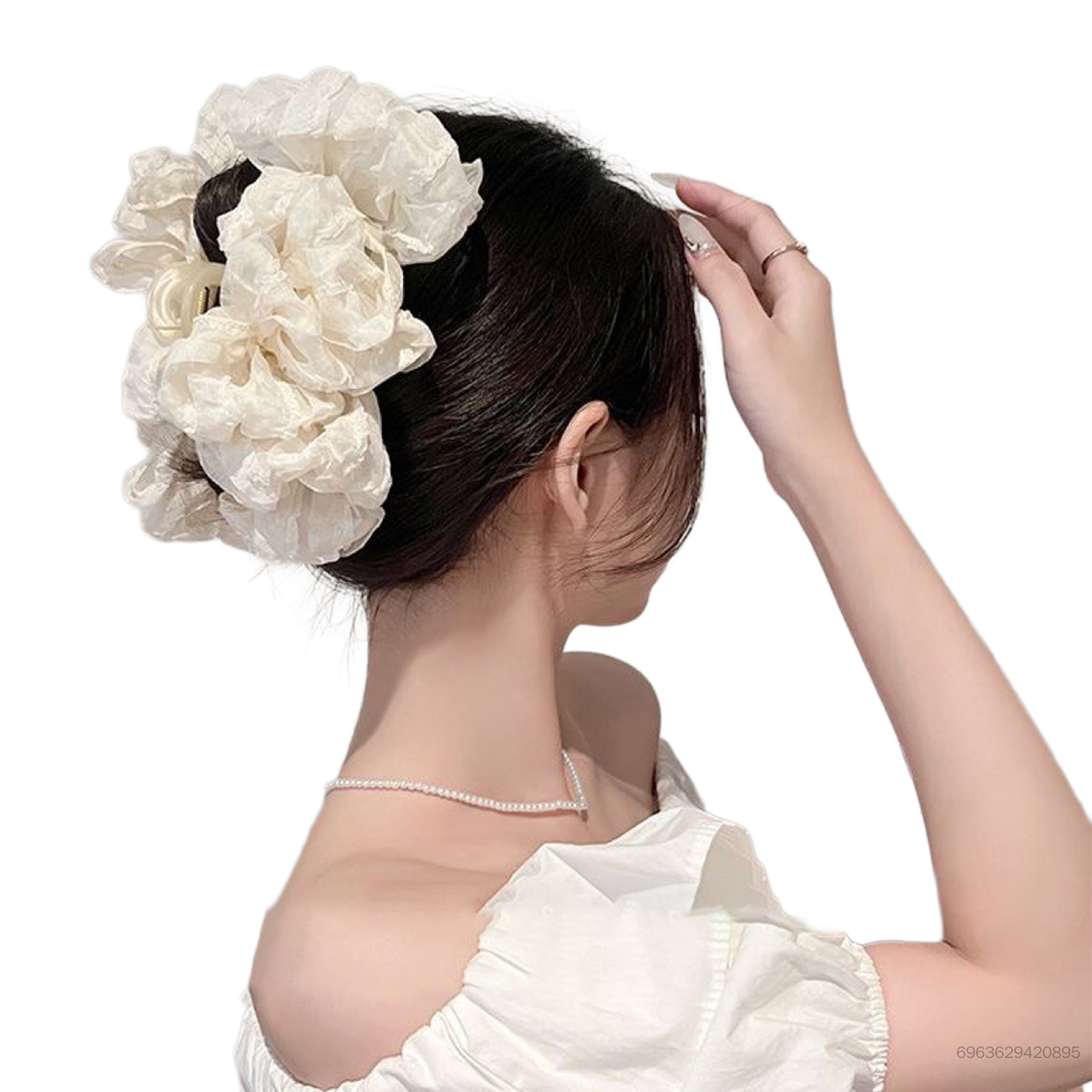 Puffy Cloud Hair Claw คลิป Strong Hold & Nonslip วันหยุดคลิปผมสำหรับยาวสั้นหยิกตรงผม TF-Hom-TH ราคา 90 บาท*ส่งฟรี