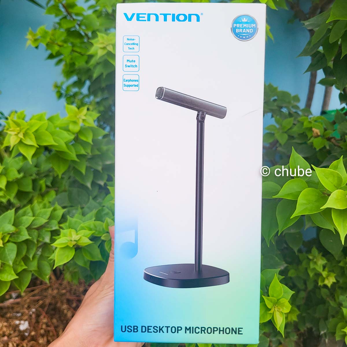 Micro thu âm để bàn Vention NCC có nút tắt tiếng tiện lợi