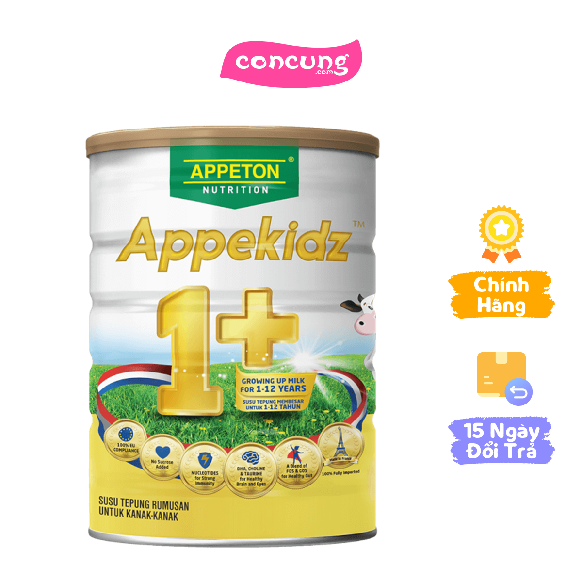 Sản phẩm dinh dưỡng công thức dành cho trẻ (1 -12 tuổi): APPETON APPEKIDZ 1+