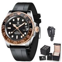 Pagani Design Original 40mm Men Automatic Watch GMT Ceramic Bezel 100M Water Resistant Sapphire Glass Mechanical Watch For Men PD-1662