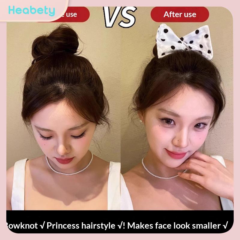 Heabety ปิ่นปักผมรูปโบว์แวววาวสำหรับผู้หญิงอุปกรณ์จัดแต่งทรงผมสำหรับงานเลี้ยงตอนเย็น ราคา 29 บาท*ส่งฟรี