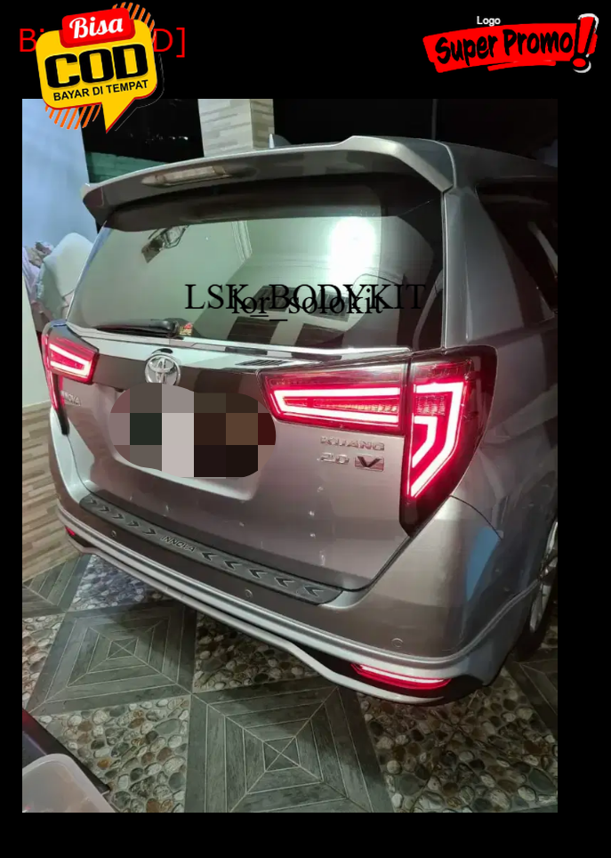 Promo ONGKIR HEMAT MANTAP bodykit toyota kijang innova 2016-2020 trd Harga 1,300,000 rupiah*Gratis Ongkir