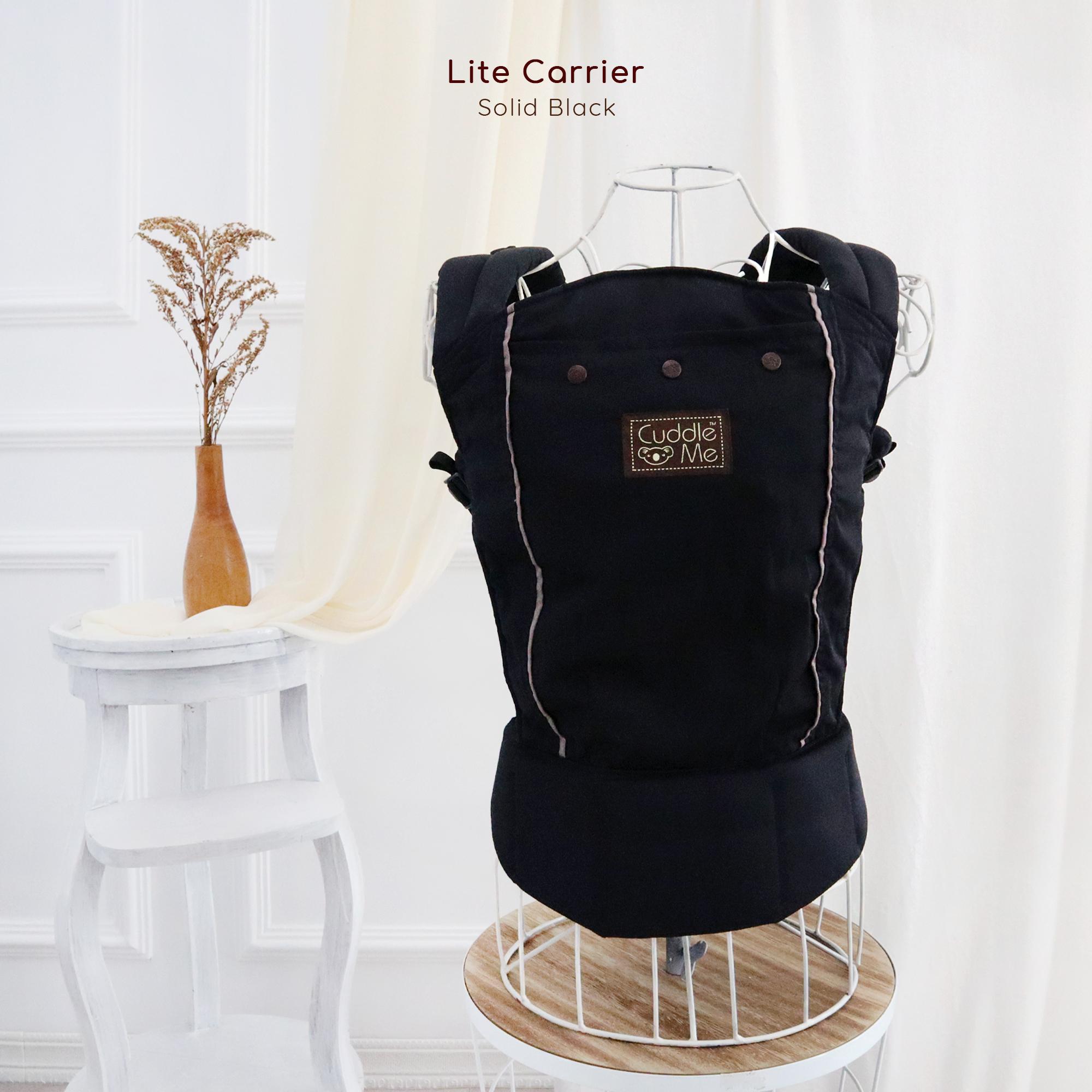 Gendongan Bayi M-Shape Cuddle Me Gendong Aman Dua Bahu Lite Carrier Motif dan Polos - Ergonomis Tanpa Hipseat