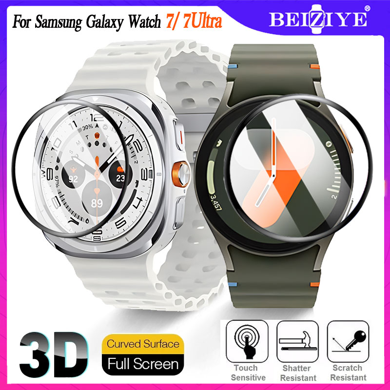 3D Bảo Vệ Phim cho Samsung Galaxy Watch 7 Ultra 47mm Đồng Hồ Thông Minh Bảo Vệ Màn Hình Chống Trầy Xước Phụ Kiện Galaxy Watch 7 40mm 44mm
