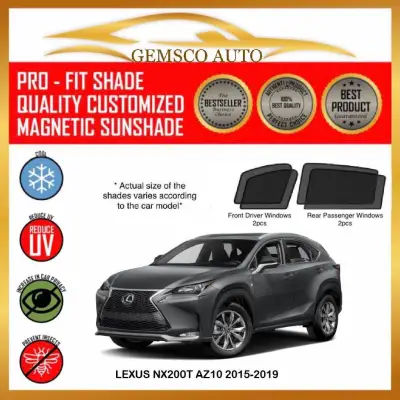 Lexus NX Series 2015-2020 (AZ10) ( 4 pcs) Car Magnetic Sunshade