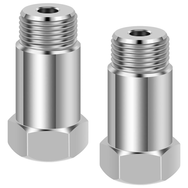 2 cái cảm biến oxy Adapter xe hơi phổ thông O2 cảm biến Bộ chuyển đổi nối dài 45mm m18x1.5 cảm biến oxy spacer