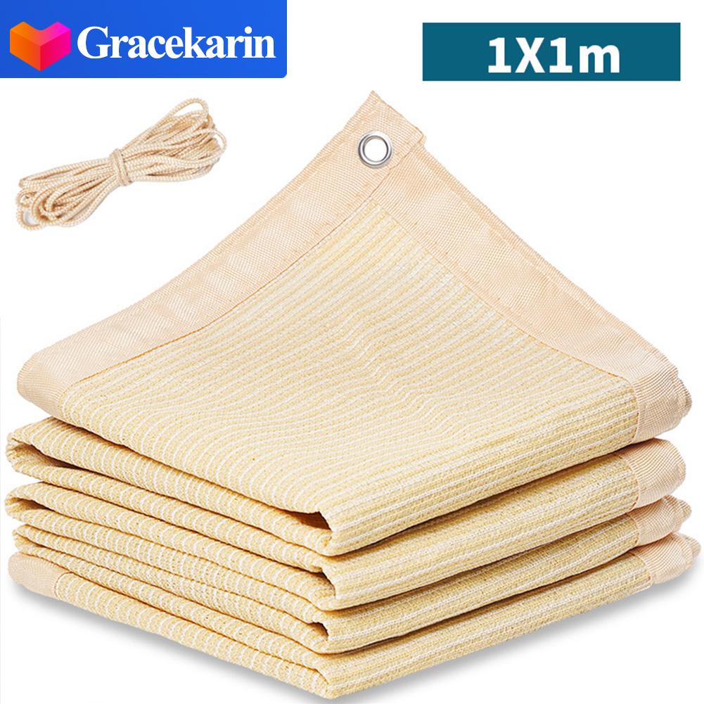 Gracekarin buồm vải lưới vải che nắng Vải che nắng ô che nắng PE mật độ cao polyethylene Hot Bán