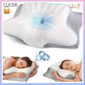 CBT Ergonomic Memory Foam Neck Pillow for Pain Relief