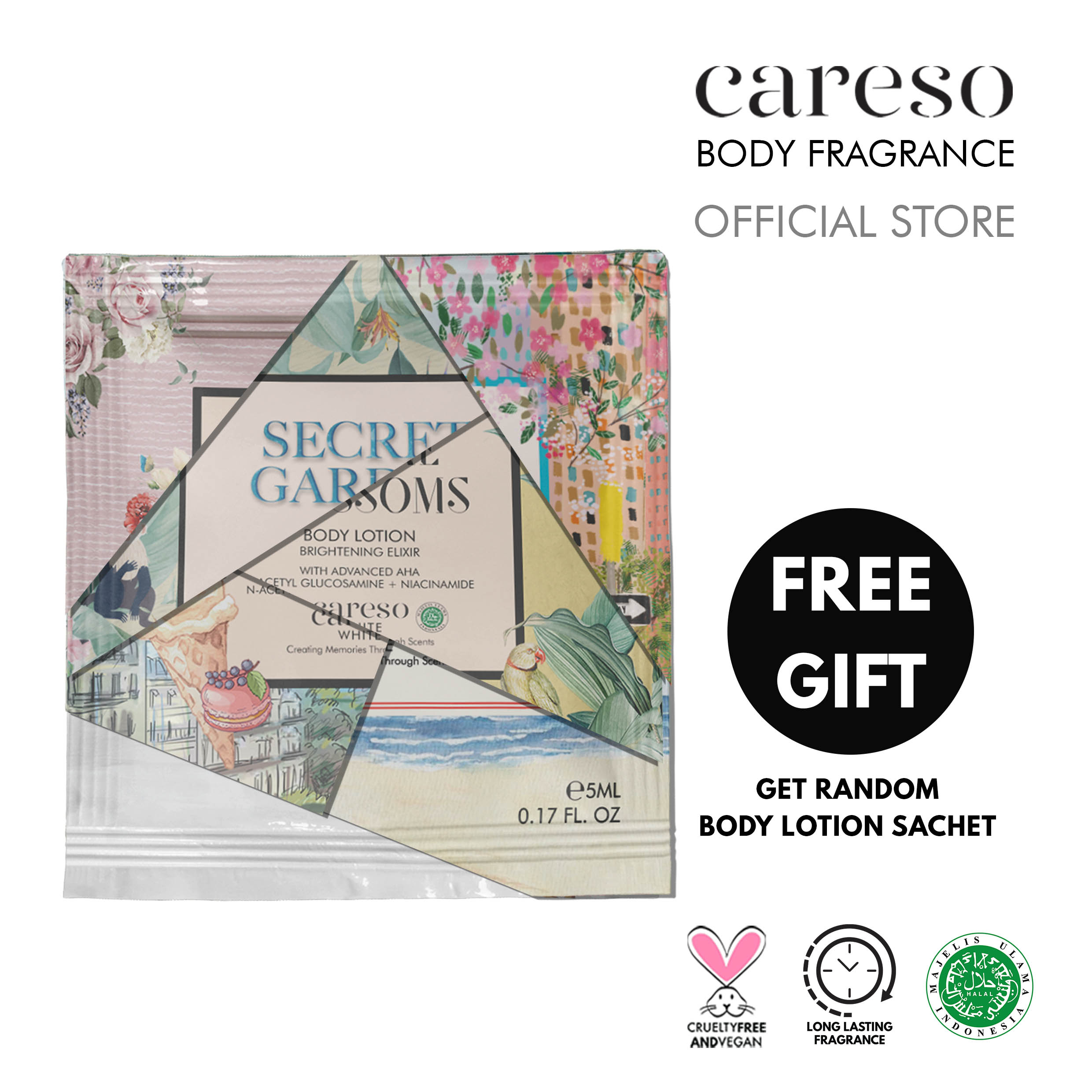 [SAMPLE SACHET] Free Gift with minimum purchase Harga 999,999 rupiah*Gratis Ongkir