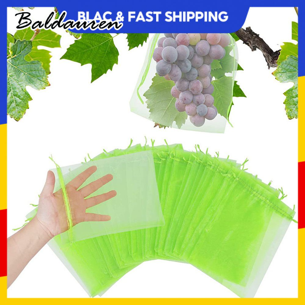 BALDAUREN บล็อกตัวต่อและนกระบายอากาศกระเป๋าป้องกันองุ่นทนทานป้องกันผลไม้ที่ดีที่สุดกระเป๋าป้องกันส้มโอถุงป้องกันผลไม้แบบใช้ซ้ำได้กับนก blackpink ราคา 35 บาท*ส่งฟรี