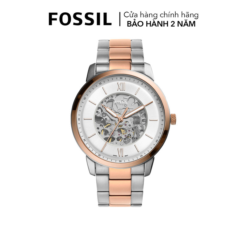 Đồng hồ cơ nam Fossil Neutra Automatic dây kim loại, mặt 44 MM, hai màu