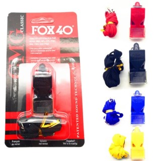 Còi trọng tài nhựa Fox 40 CMG Classic cao cấp có dây đeo thumbnail