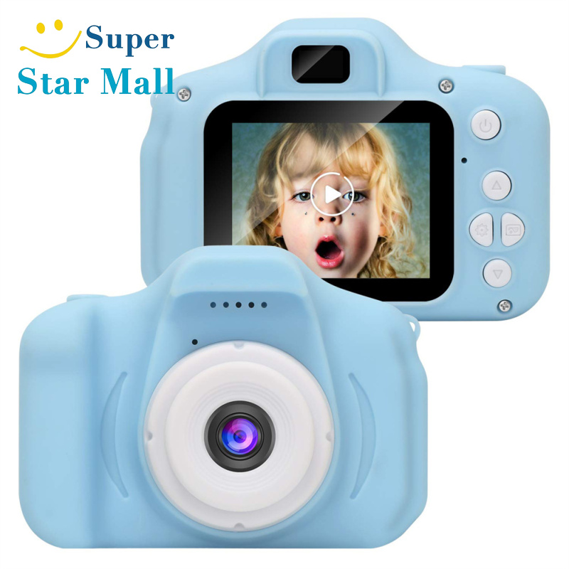 อัพเกรด X2000กล้องถ่ายรูปเด็ก HD 1080P เด็กกล้องเพื่อการกีฬากล้องดิจิตอลหน้าจอ2นิ้วสำหรับเด็กอายุ3-8เด็กหญิงเด็กชาย ราคา 199 บาท*ส่งฟรี
