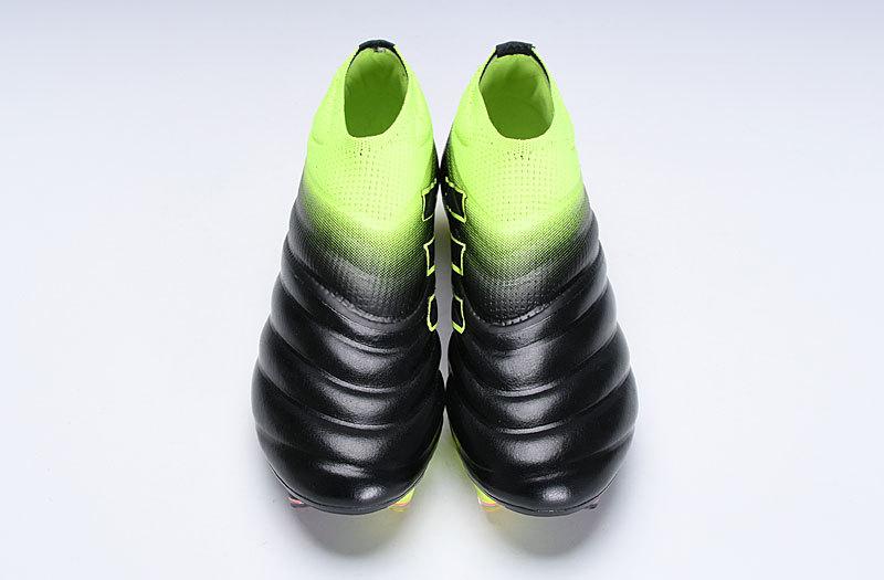 Penawaran Terbaru 2019 Adidas_Kappa_19 + Primeknit_No Shoelaces Black Green Sepatu Sepak Bola FG / Sepatu Sepak Bola / Sepatu Pelatihan Game Adidas_Copa 19+ FG 39-45