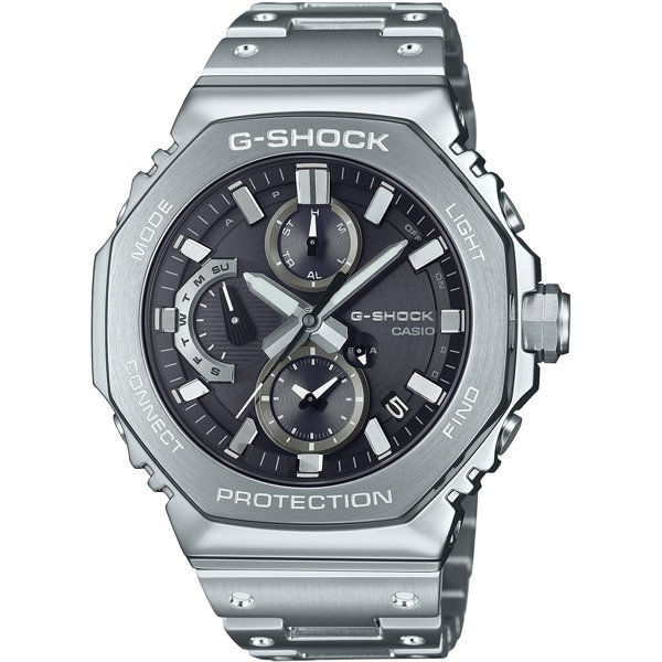CASIO G-SHOCK GMC-B2100D-1AJF [G-SHOCK GMC-B2100 SERIES FULL METAL Chronograph] Round Watch Silver Tough Solar *Solar Charge Metail Band ※Stainlessムクバンド/ワンプッシュ三つ折れ式中留/バンド装着可能サイズ：150～205mm Men's ราคา 34,888 บาท*ส่งฟรี