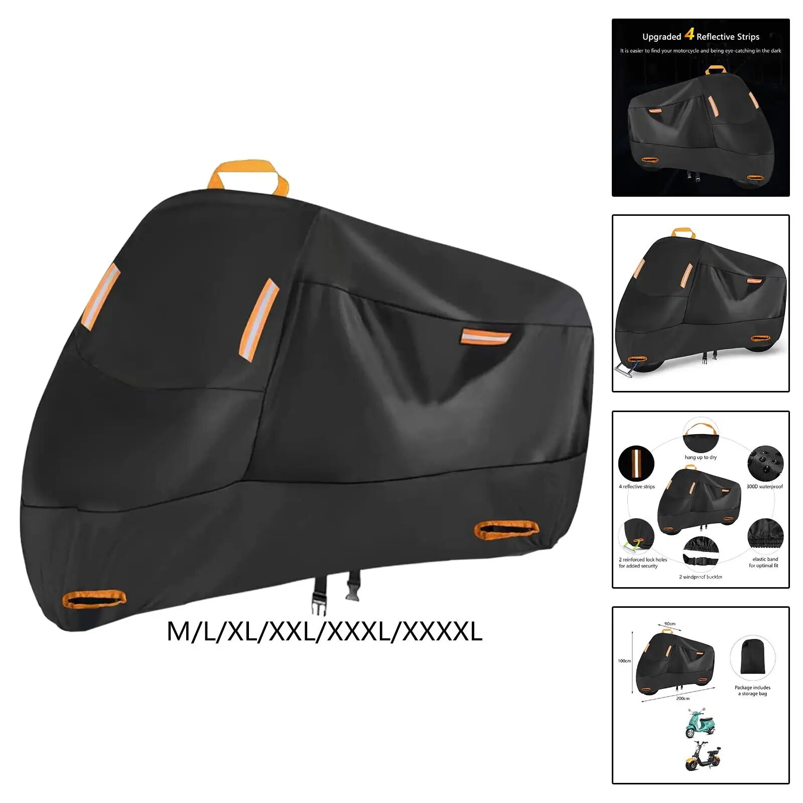 Limited Quantity 210d Motorcycle Cover Motorbike Rain Cover Dustproof