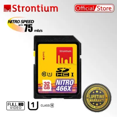 STRONTIUM 32GB SD NITRO 466X UHS-1