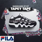 FILA x BTS Black Sneaker - Barricade XT97 Tapey