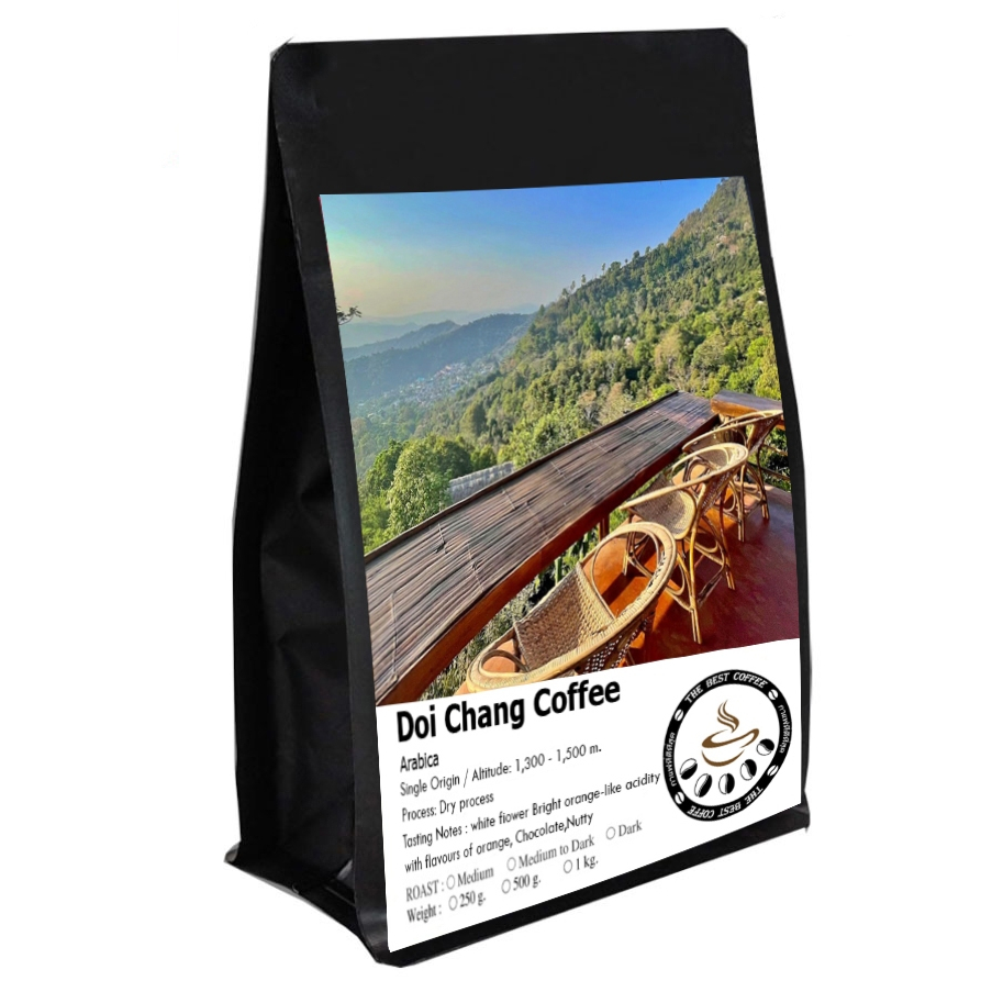 เมล็ดกาแฟดอยช้าง Doi Chang กาแฟดอยช้าง Washed Process (คั่วอ่อน|คั่วกลาง|คั่วเข้ม) ราคา 248 บาท*ส่งฟรี