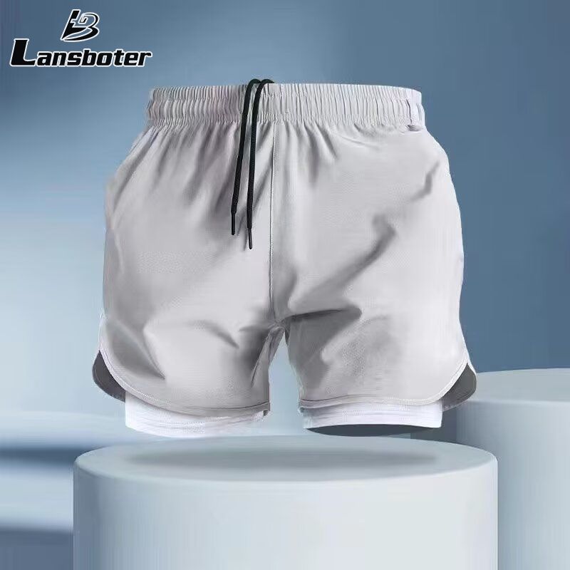 Men's Shorts Quick-Drying Track and Field Men's and Women's Running Training Pants Workout Shorts ราคา 109 บาท*ส่งฟรี