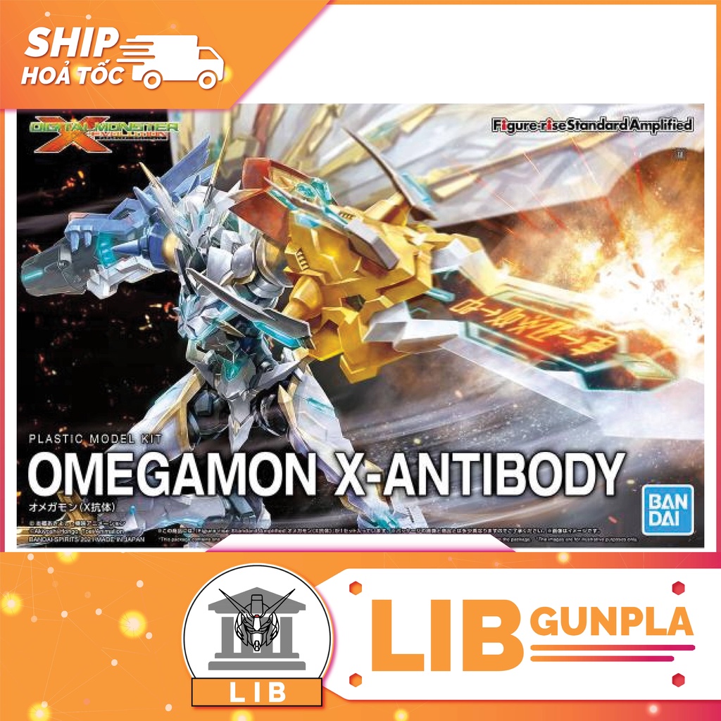Mô hình lắp ráp Bandai Figure Rise Standard Amplified Omegamon X Antibody