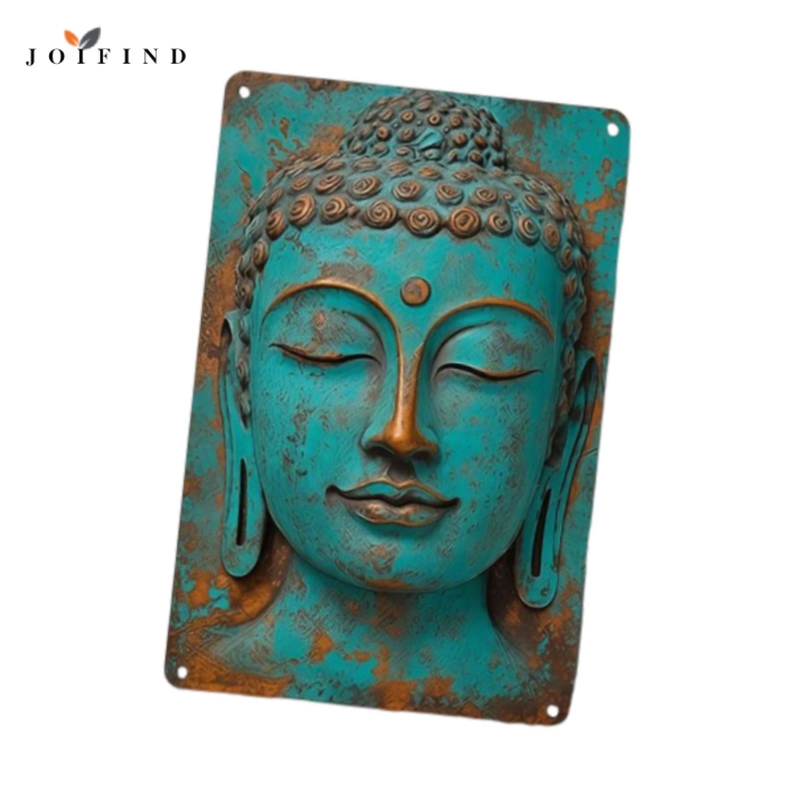 Homyl 2D Flat Buddha Wall Art Decor,Aluminum Plaque Metal Wall Art Artwork for Living Room ราคา 327 บาท*ส่งฟรี