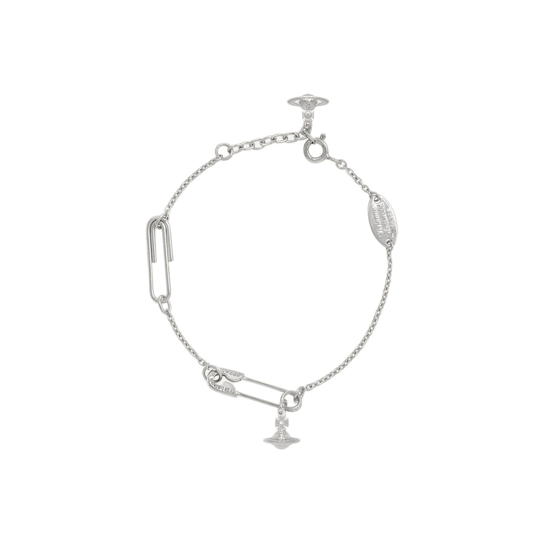 Vivienne Westwood Bracelets Unisex Silver