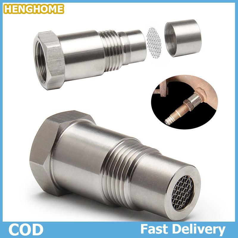 HENGHOME Xúc tác chuyển đổi oxy cảm biến O2 Spacer Adapter bung 90 độ Cel sửa chữa cho động cơ cảnh báo ánh sáng
