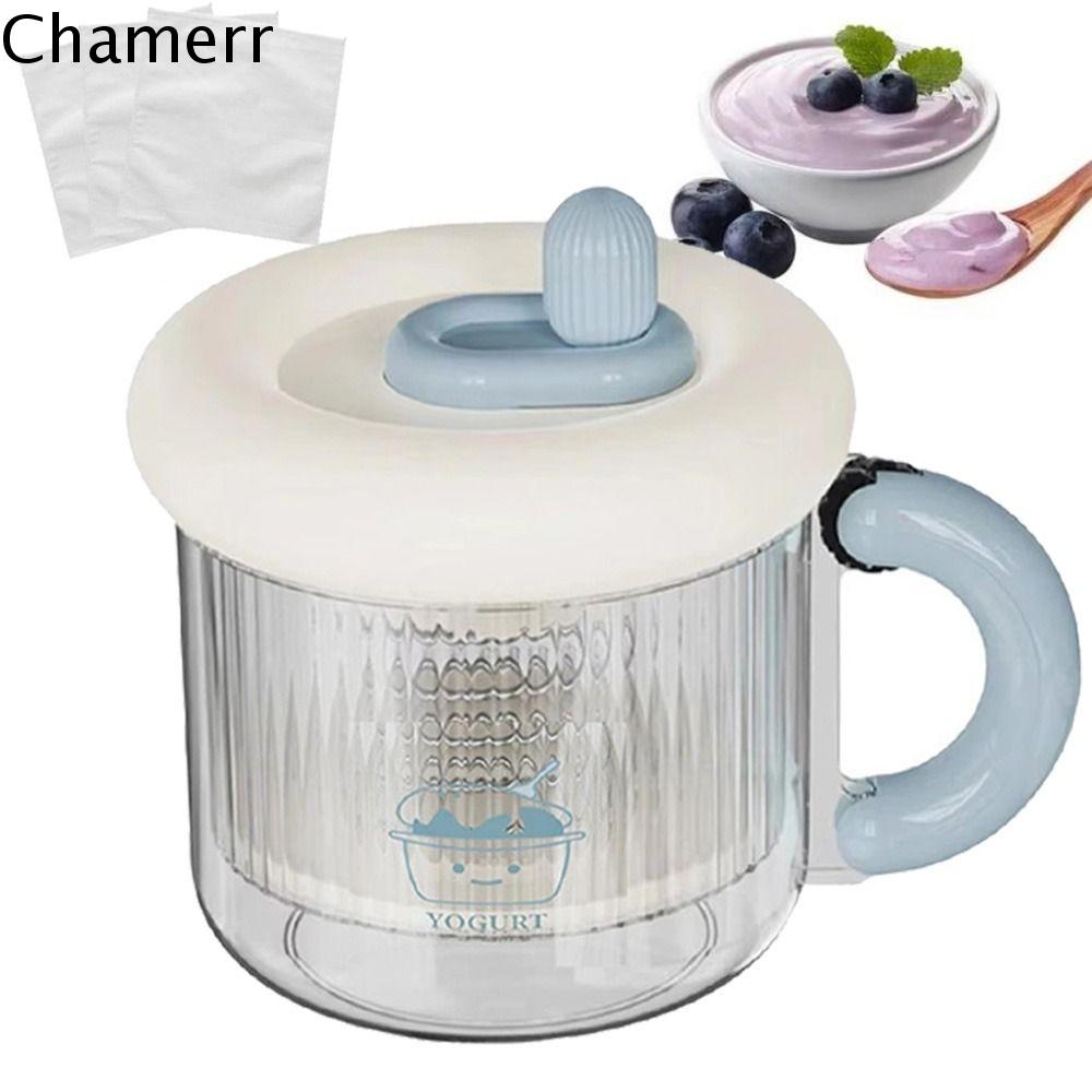CHAMERR Lưới mịn Dụng cụ lọc sữa chua Hy Lạp Có thể giặt được Có thể tái sử dụng Máy làm sữa chua đặc Đa năng với lưới lọc Máy tách whey Nhà bếp