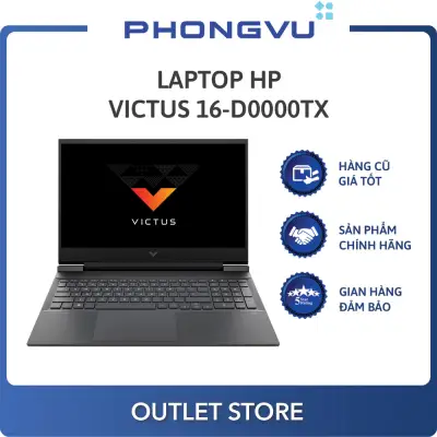 Laptop HP VICTUS 16-e0170AX (4R0U7PA) (AMD Ryzen 7 5800H) (Đen) - Laptop cũ