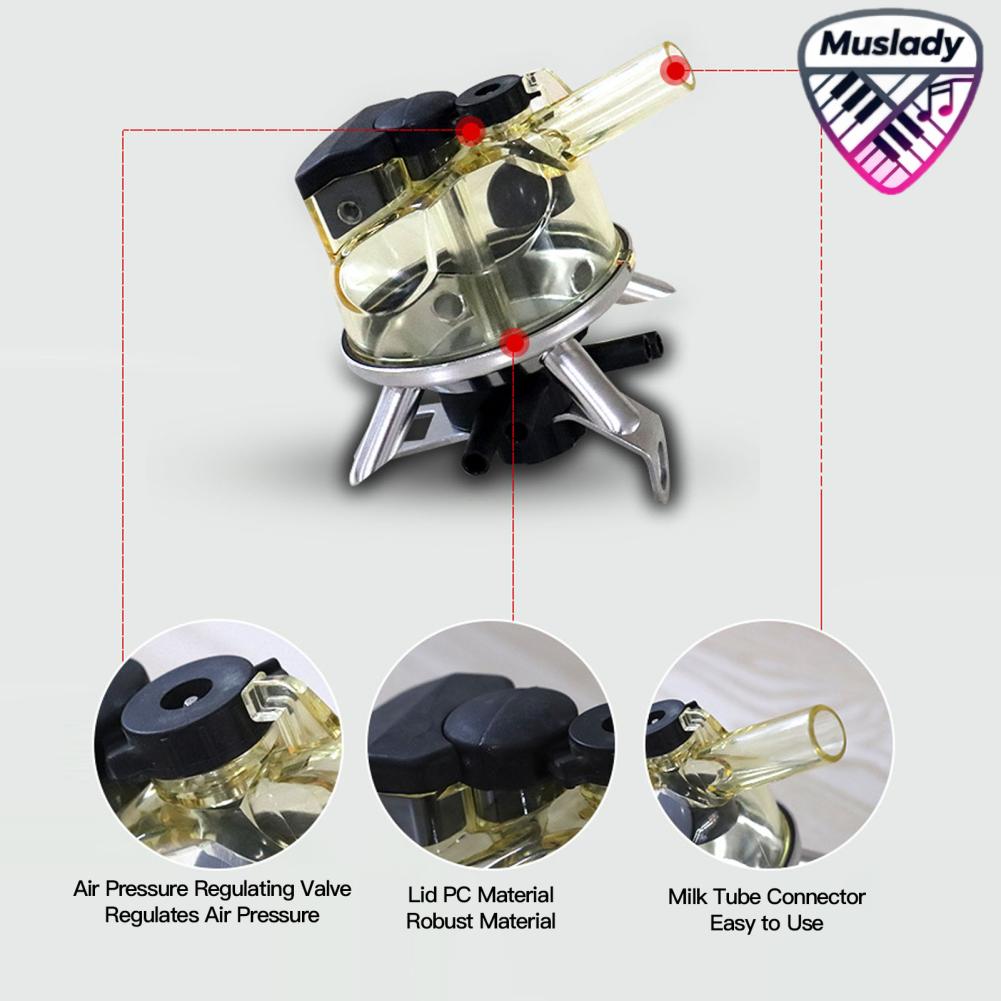 MUSLADY Milking Cluster Milking Claw ความจุ 300 มล ทนทานสำหรับฟาร์ม ราคา 1,781 บาท*ส่งฟรี