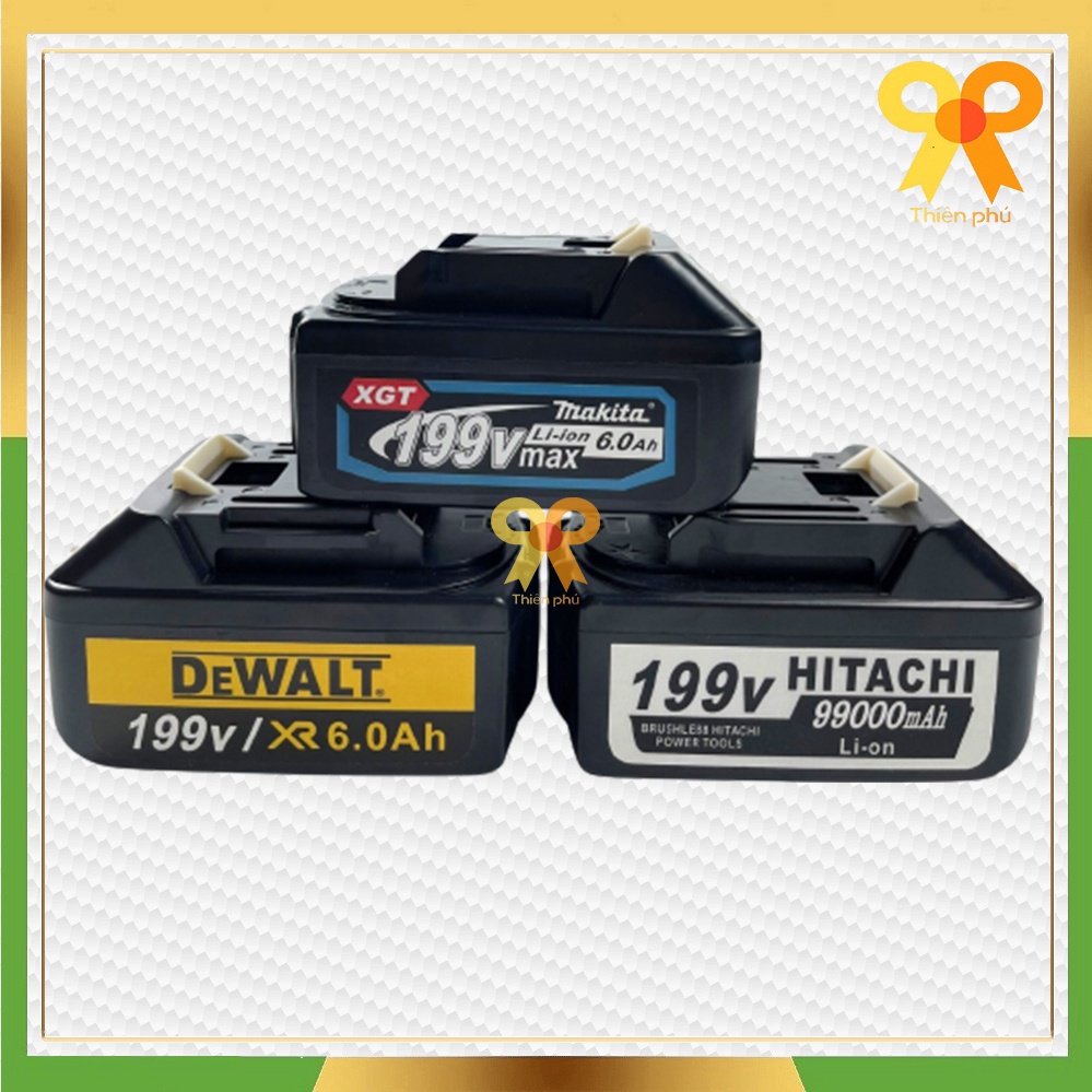Pin máy khoan cầm tay 10 cell dùng chung 24v .36v ,48v, 199v