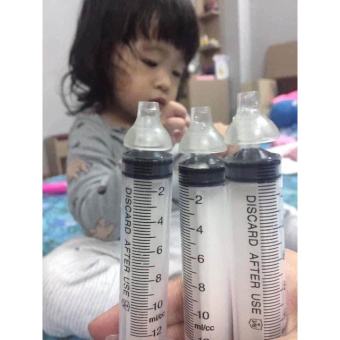 Dụng cụ Xi lanh rửa mũi đầu silicon mềm, xi lanh vệ sinh mũi cho bé,Dụng Cụ rửa Mũi Cho Bé - Xilanh Rửa Mũi