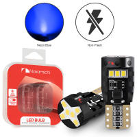 2PCS Nakamichi 12LED T10/W5W Car Canbus Small Headlight Dome Light Trunk Light Parking Light License Plate Light