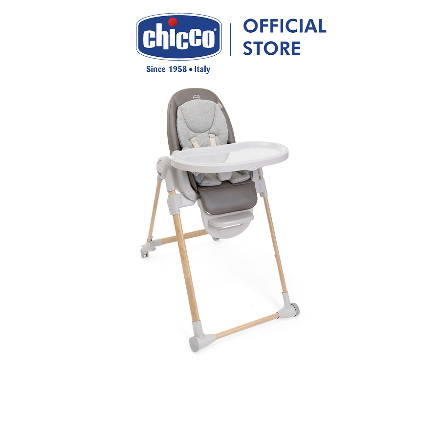 Ghế ăn Chicco Polly Armonia đa năng 3 trong 1 - Màu Ghi/Màu Nâu/Màu ghi đá
