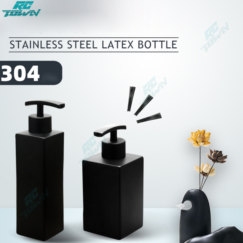Bathroom Refillable Soap Dispenser 304 Stainless Steel Shower Gel Shampoo Lotion Hand Washing Detergent Bottle ราคา 287 บาท*ส่งฟรี