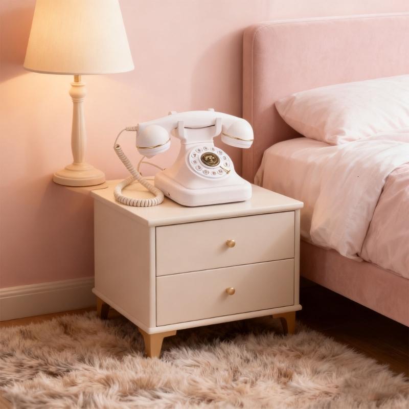 Vintaged Guest Book Wedding Phone Fixed Landline Telephone Easy Redial Ringtone Switching Function for Weddings Parties ราคา 5,773 บาท*ส่งฟรี