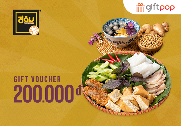 Evoucher Phiếu Quà Tặng Đậu Homemade 200K