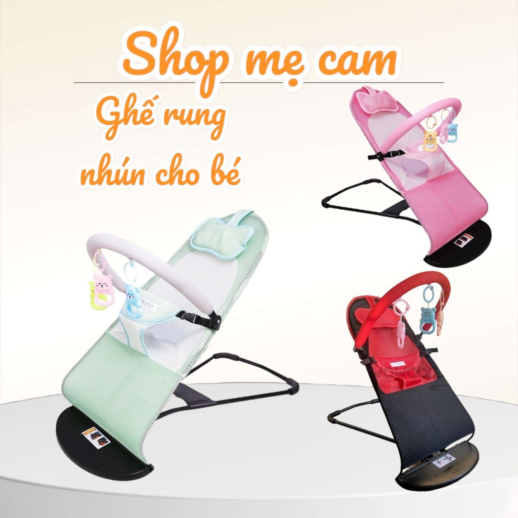 Ghế rung ghế nhún cho bé có đồ chơi