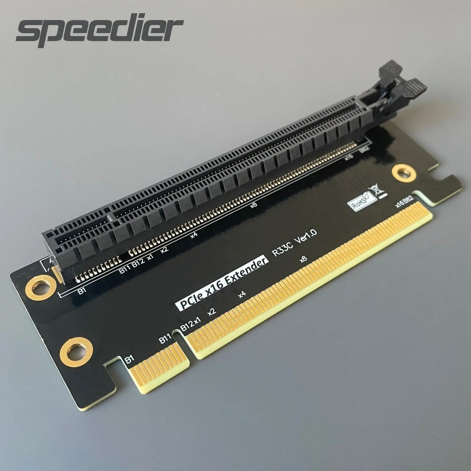 【No-profit】 Pcie X16 4.0 Extender 90 Degree Test Protection Gpu Video Expansion Turn Right Angled Extended Slots Protector Adapter