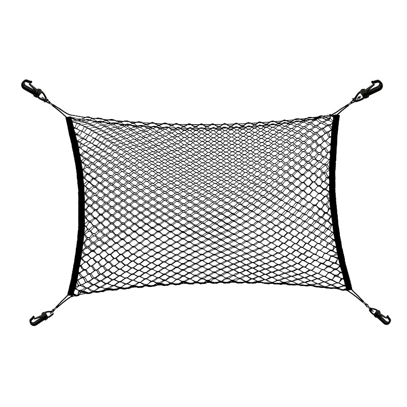 Một lớp xe rào cản chó lưới phía trước cách ly bảo vệ lưới đa chức năng thân cây túi lưu trữ 130x90cm