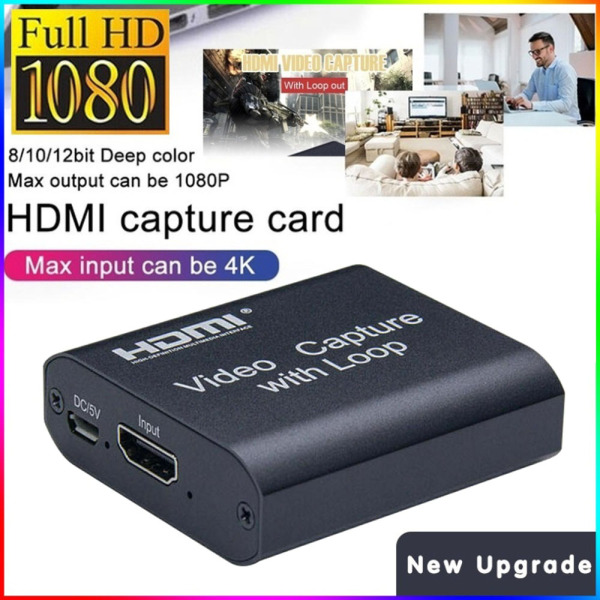 Bảng giá DEERCO đĩa DVD PS4 Truyền trực tuyến HDTV Quay video Ghi HDMI Trò chơi Máy ảnh Máy ghi âm Chụp thẻ Hộp ghi âm Video Grabber Phong Vũ