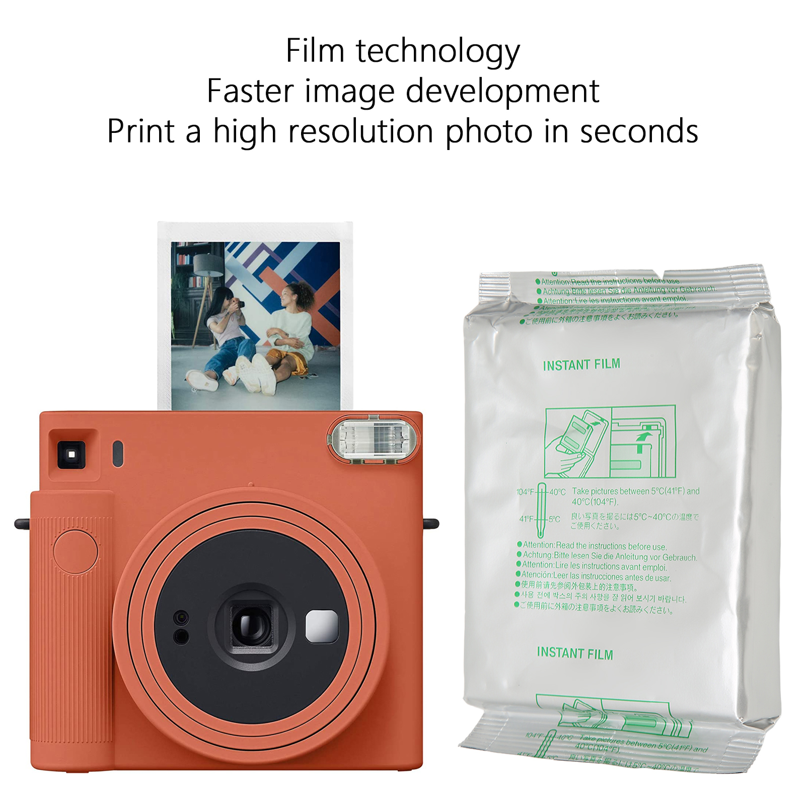 Tấm dán bảo vệ camera độ nét cao chuyên nghiệp rõ ràng cấu trúc kết cấu màu sắc đẹp 10 tờ ảnh phim nhanh chóng phát triển hình ảnh cho SQ1 20 10 6 sp 3